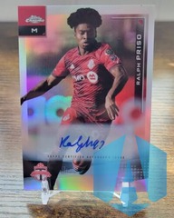 2021 Topps Chrome MLS Refractor Auto Ralph Priso #171 Rookie